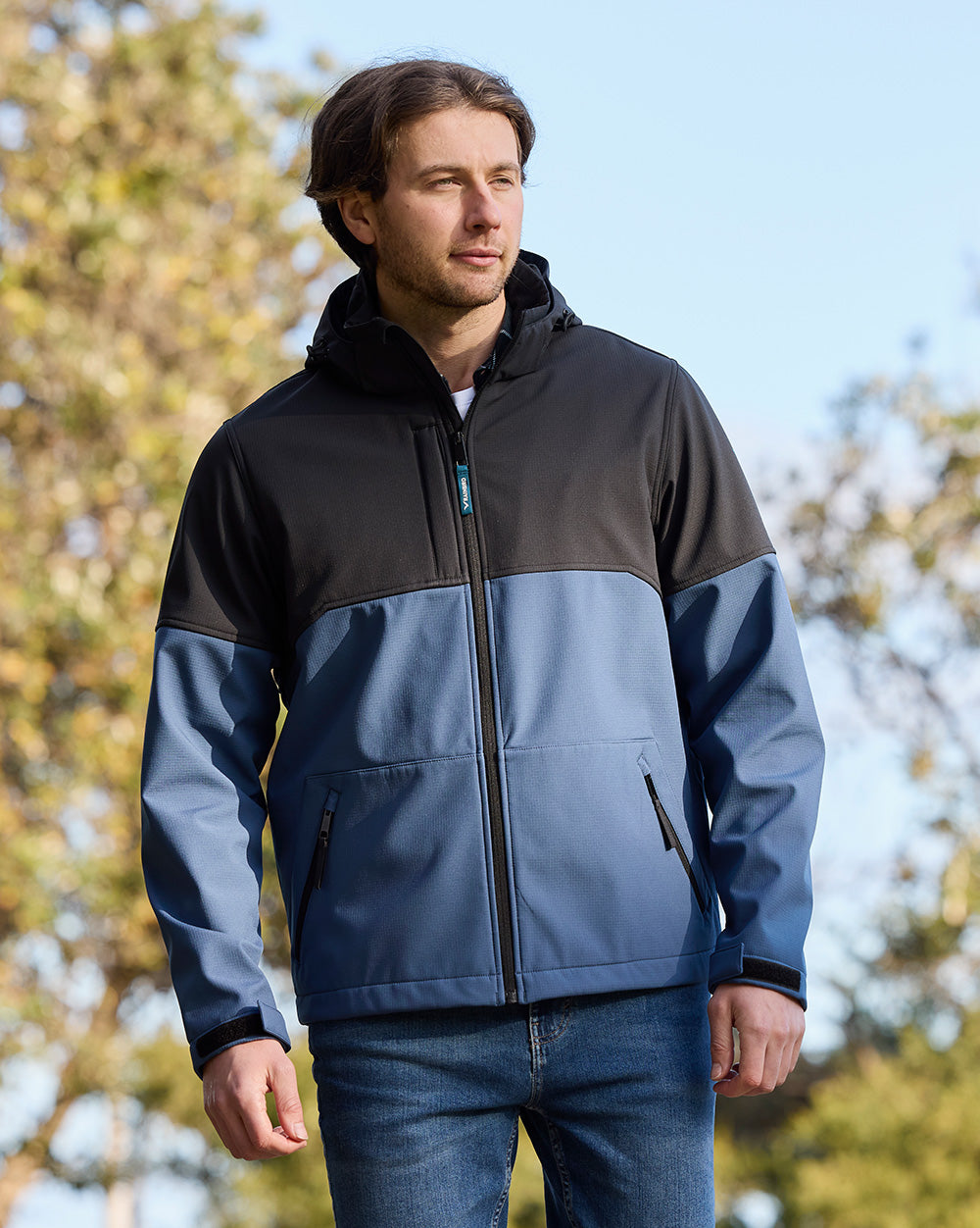 Antares Softshell Jacket in Bay Blue