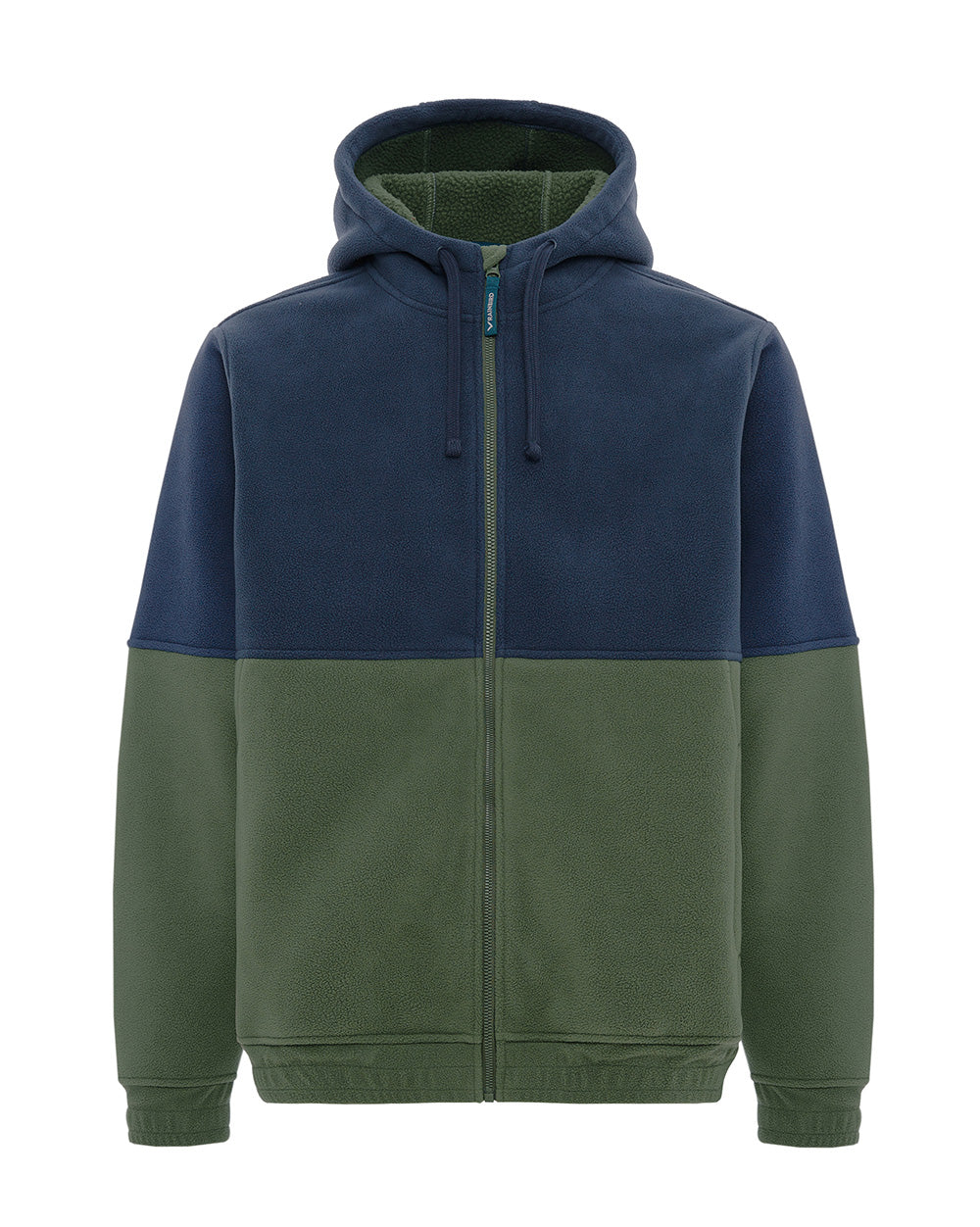 Eros Hooded Sherpa Fleece in Bay Blue