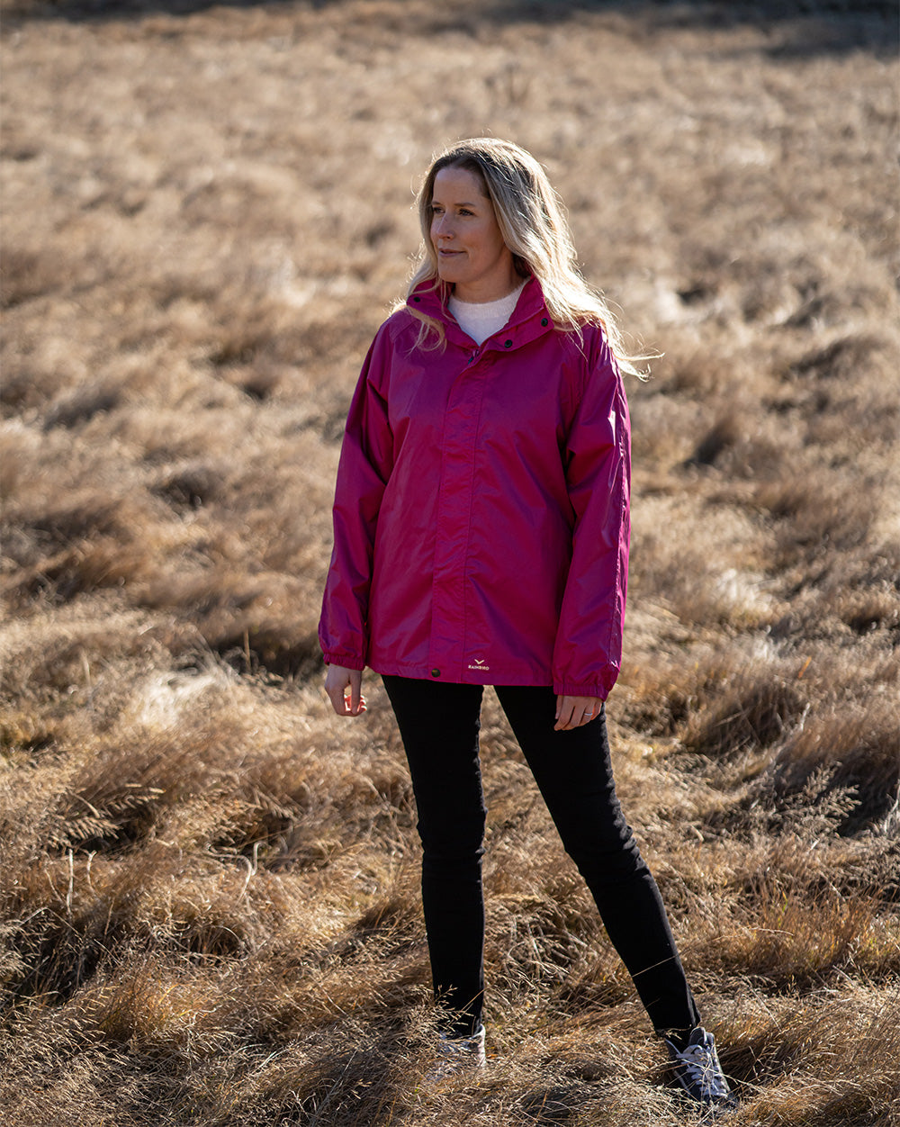STOWaway Jacket in Raspberry