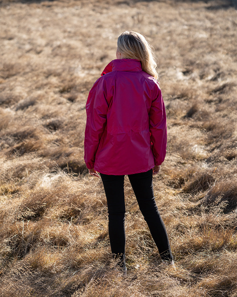 STOWaway Jacket in Raspberry