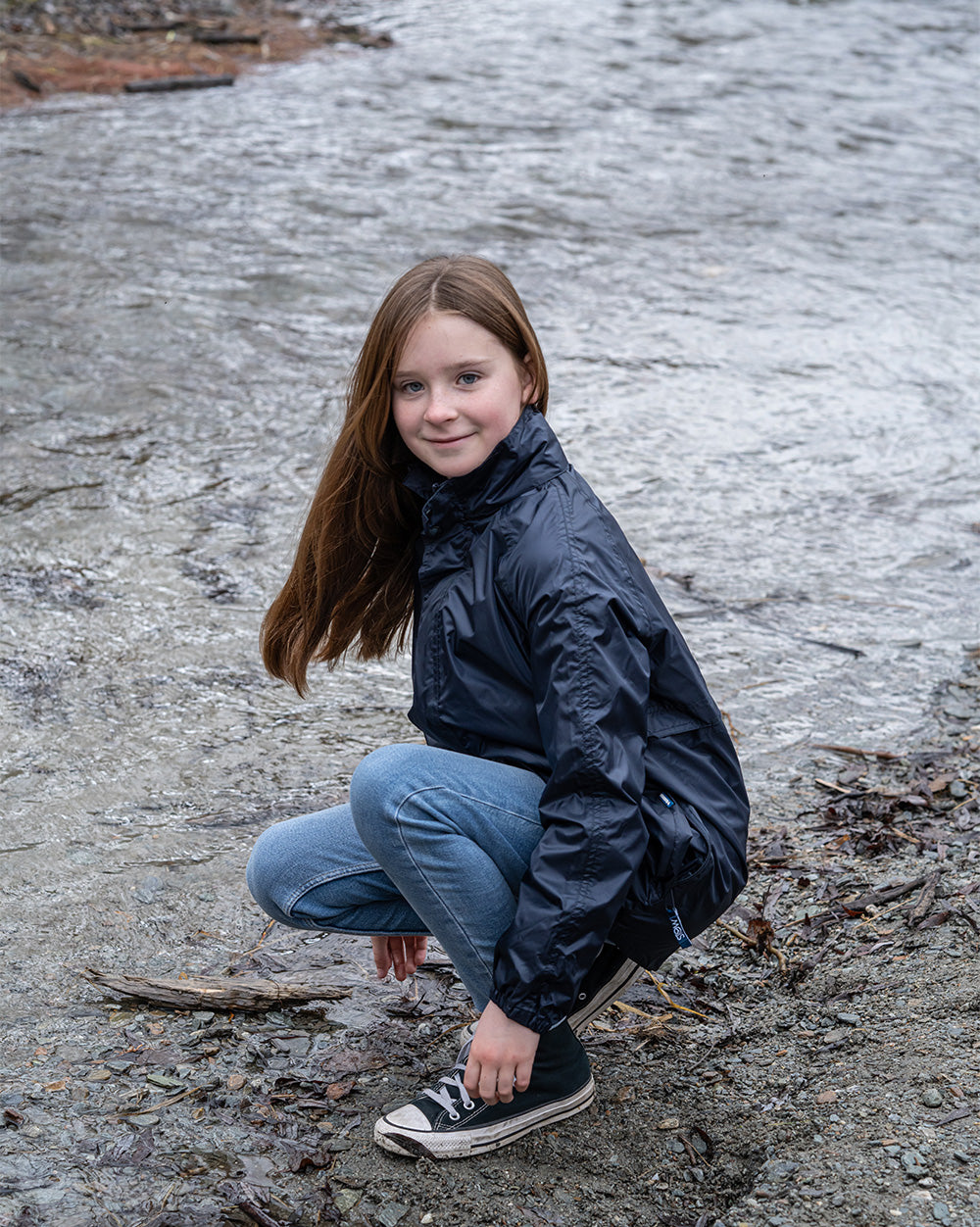 STOWaway Kids Jacket in Navy